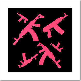 Pink Ka-boom Assault rifle VZ-58 Posters and Art